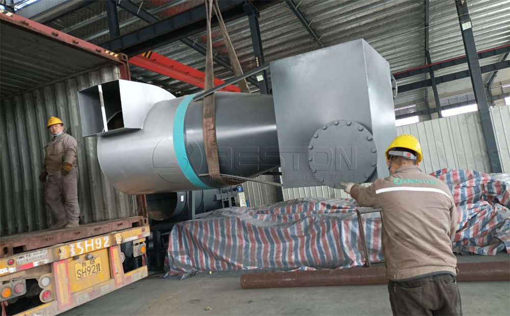 芬蘭BST-10木屑炭化設備發(fā)貨