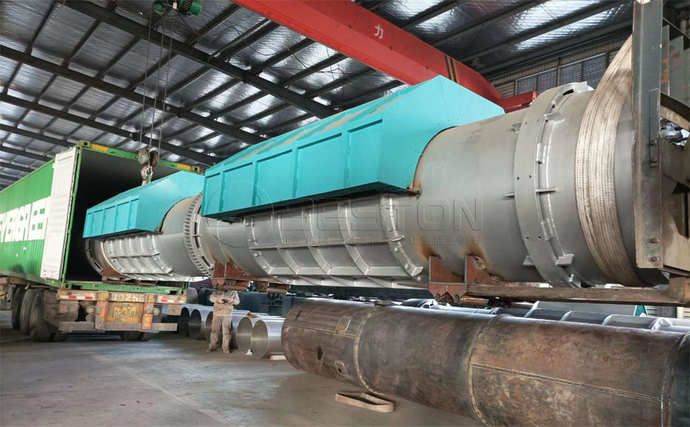 芬蘭BST-10木屑炭化設備發(fā)貨