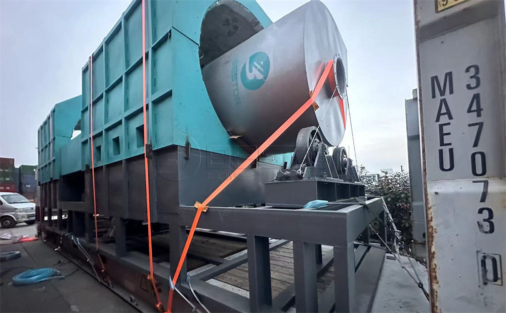 哥倫比亞稻殼炭化設備發(fā)貨