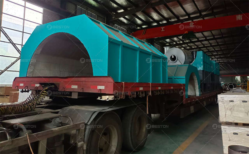 BST-50西班牙橄欖木炭化設(shè)備發(fā)貨