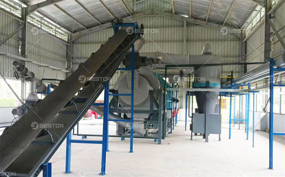 印尼BST-10椰殼碳化設(shè)備安裝