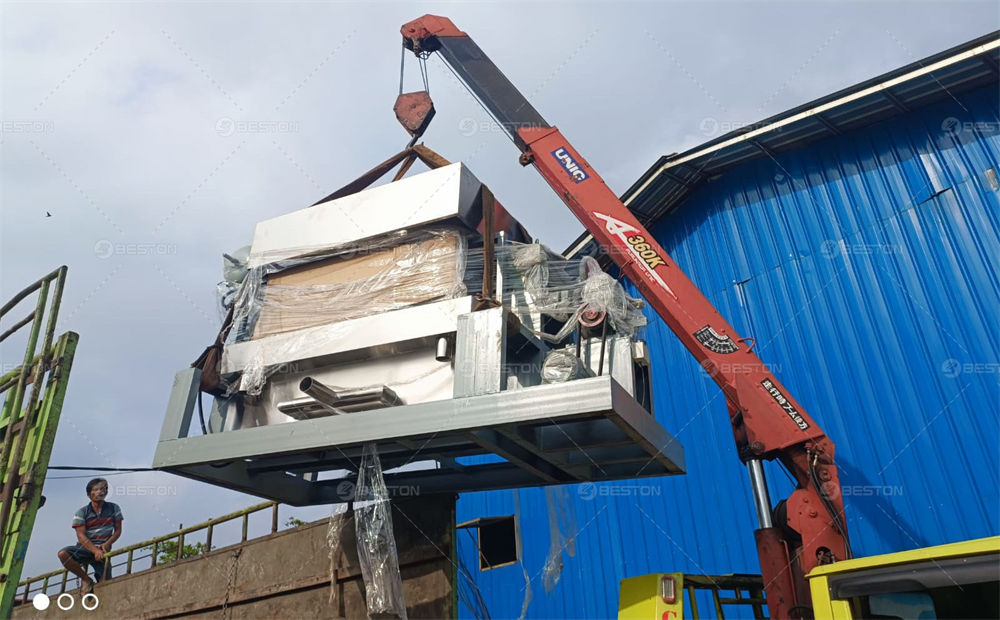 印尼BTF 4-4廢紙箱加工蛋托機(jī)設(shè)備